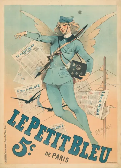 Le Petit Bleu de Paris by Альфред Шубрак, 1898 — digital art print download