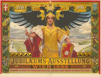 Jubiläums-Ausstellung Wien 1898 by Alois Hans Schram, 1898 — digital art print download