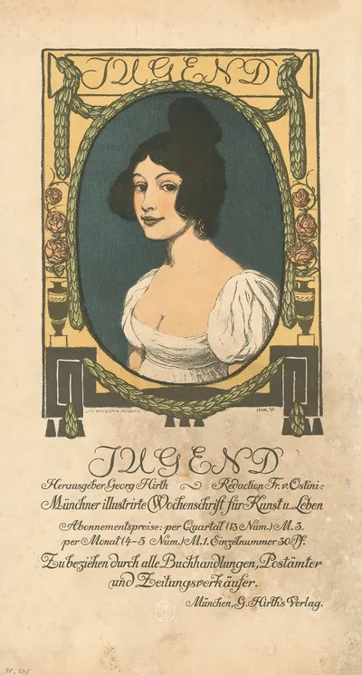 Jugend. Münchner illustrierte Wochen-Zeitschrift für Kunst und Leben by Анджело Янк, 1898 — digital art print download