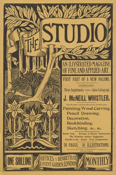 The Studio by Обри Винсент Бирдсли, 1895 — digital art print download