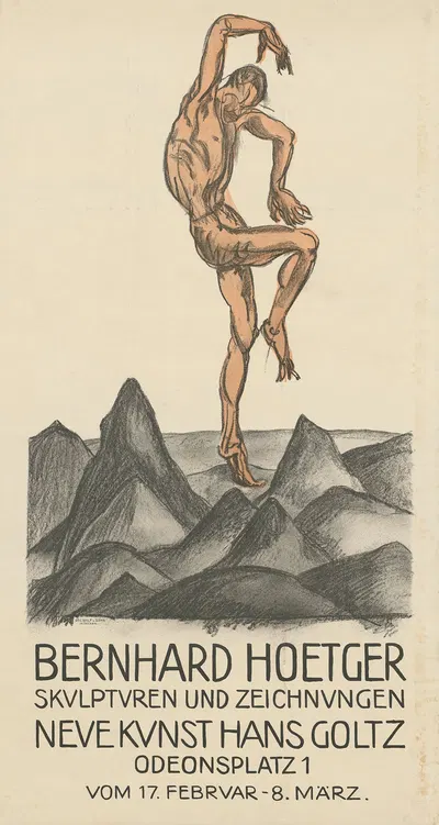 Bernhard Hoetger Skulpturen und Zeichnungen. Neue Kunst Hans Goltz by Бернхард Хётгер, 1913 — digital art print download