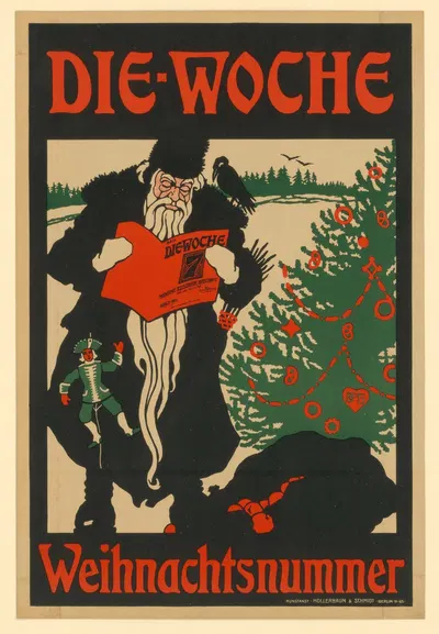 Die Woche Weihnachtsnummer by Eduard Hanns Beyer-Preusser, 1905 — digital art print download