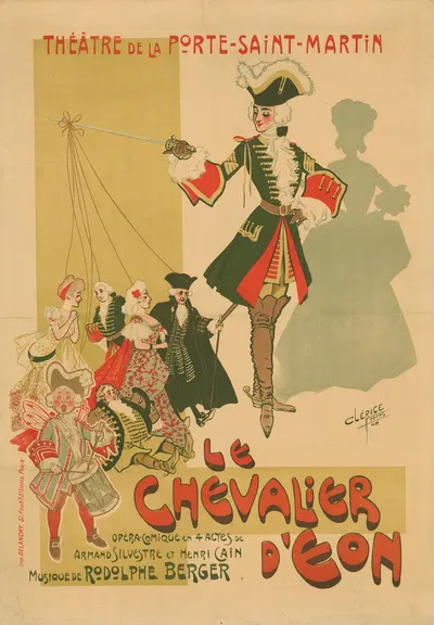 Le Chevalier d'Eon. Opéra comique en 4 actes by Clérice Frères, 1908 — digital art print download