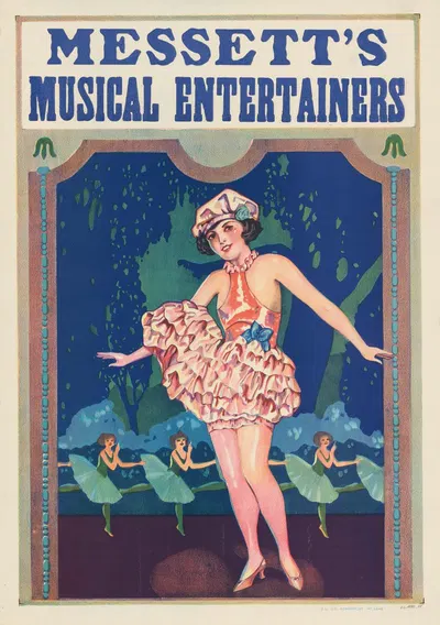 Messett's Musical Entertainers by Donaldson Lith. Co — digital art print download