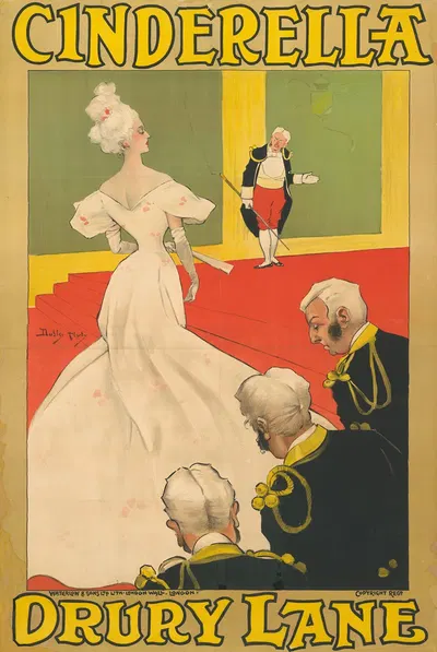 Cinderella. Drury Lane by Дадли Харди, 1896 — digital art print download