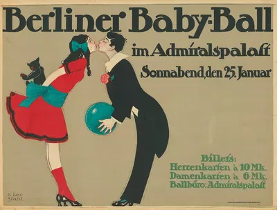 Berliner-Baby-Ball by E. Leo Stahl, 1913 — digital art print download