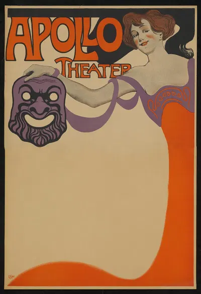 Apollo-Theater by Edmund Edel, 1902 — digital art print download