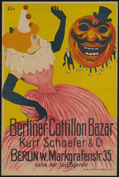 Berliner Cottillon Bazar Kurt Schaefer by Edmund Edel, 1897 — digital art print download