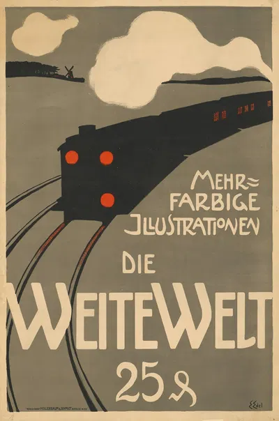 Die weite Welt by Edmund Edel, 1900 — digital art print download