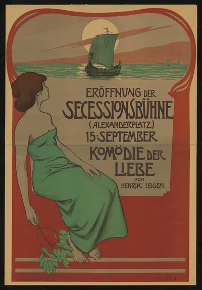 Eröffnung der Secessionsbühne by Edmund Edel, 1900 — digital art print download