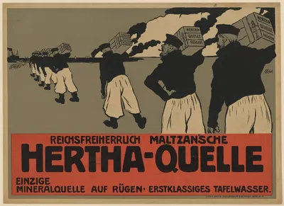 Hertha-Quelle by Edmund Edel, 1905 — digital art print download