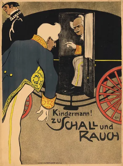 Kindermann! Zu Schall und Rauch by Edmund Edel, 1902 — digital art print download