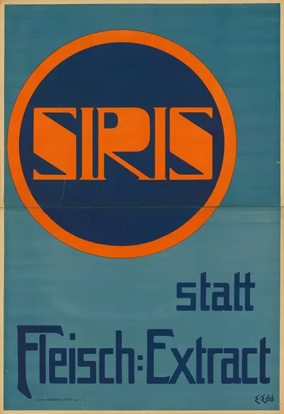 SIRIS statt Fleisch-Extract by Edmund Edel, 1901 — digital art print download