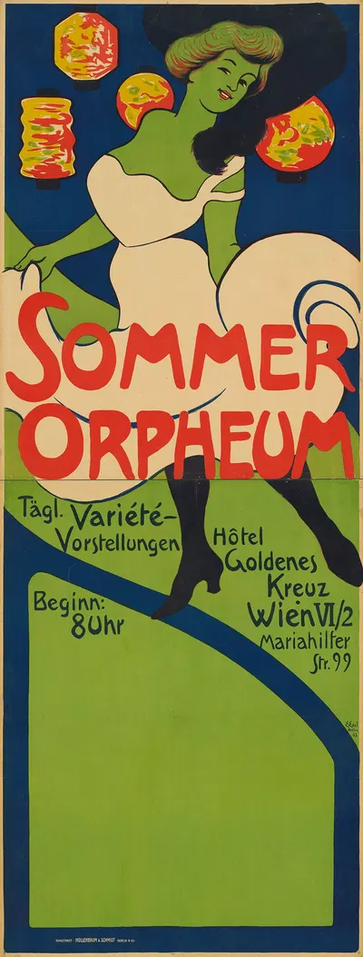 Sommer Orpheum by Edmund Edel, 1903 — digital art print download