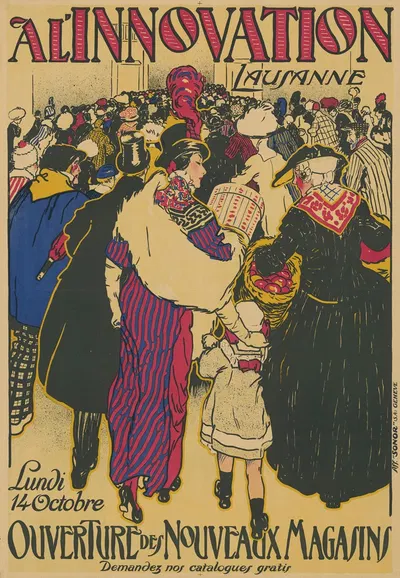 Al' Innovation Lausanne by Эдуар Валле, 1912 — digital art print download