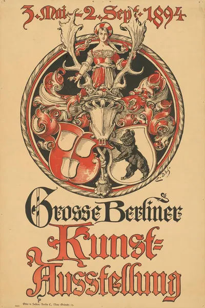 Grosse Berliner Kunstausstellung 1894 by Эмиль Дёплер, 1894 — digital art print download