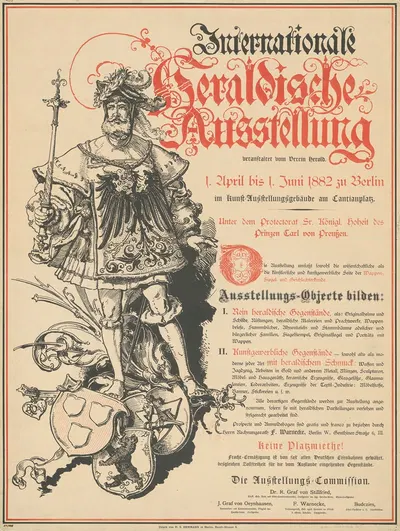 Internationale Heraldische Ausstellung by Эмиль Дёплер, 1882 — digital art print download