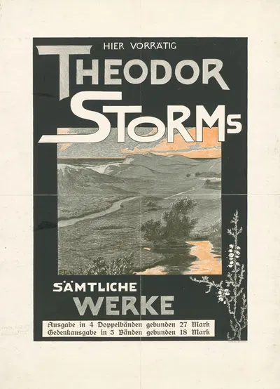 Theodor Storm. Sämtliche Werke by Emil Doepler, 1898 — digital art print download