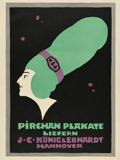 Pirchan Plakate liefern J. C. König & Ebhardt Hannover by Emil Pirchan — digital art print download