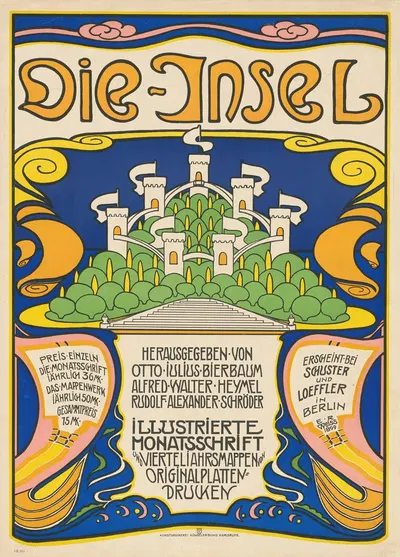 Die Insel by Эмиль Рудольф Вайс, 1899 — digital art print download