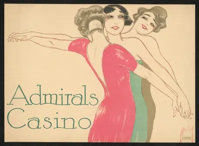 Admiralskasino by Ernst Deutsch, 1912 — digital art print download