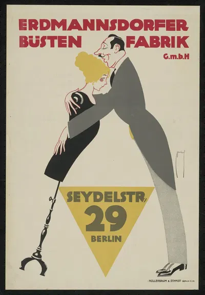 Erdmannsdorfer Büstenfabrik by Ernst Deutsch, 1913 — digital art print download