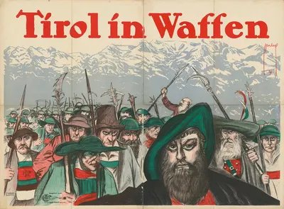 Tirol in Waffen by Ernst Deutsch, 1914 — digital art print download