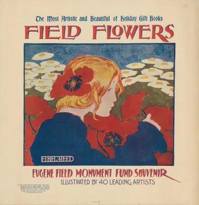 The Most Artistic and Beautiful of Holiday Gift Books Field Flowers by Ethel Reed, 1896 — digital art print download