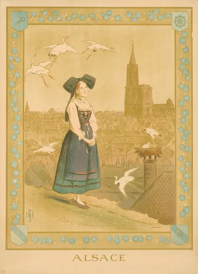 Alsace by Этьен Моро-Нелатон — digital art print download
