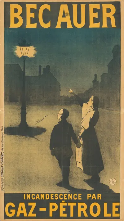 Bec Auer. Gaz-Pétrole by Этьен Моро-Нелатон, 1895 — digital art print download