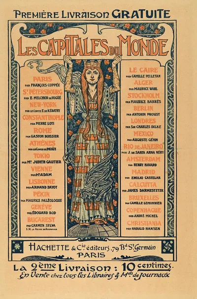 Les Capitales du Monde. Hachette & Cie. editeurs by Eugène Grasset, 1890 - 1891 — digital art print download
