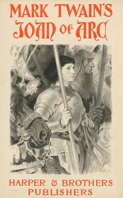 Mark Twain's Joan of Arc by Eugène Grasset, 1894 — digital art print download