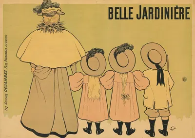 Belle Jardinière by Fernand Fernel, 1896 — digital art print download