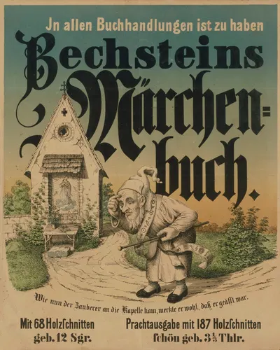 Bechsteins Märchenbuch by Franz Friedrich Adolph Krätzschmer, 1850 — digital art print download