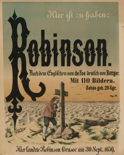Robinson. Nach dem Englischen von de Foe. Deutsch von Böttger by Franz Friedrich Adolph Krätzschmer, 1850 — digital art…