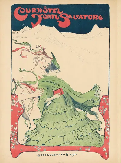 Courhôtel Fonte Salvatore Cococelloclub 1901 by Фриц Эрлер, 1901 — digital art print download