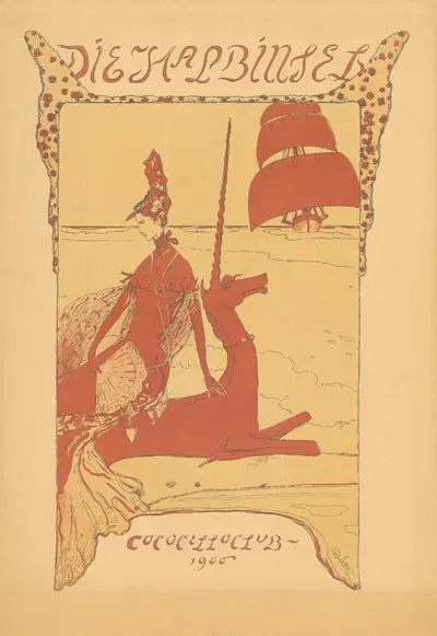 Die Halbinsel Cococelloclub 1900 by Fritz Erler, 1900 — digital art print download