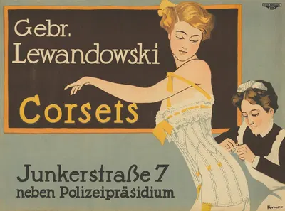 Gebrüder Lewandowski. Korsetts by Фриц Румпф, 1910 - 1913 — digital art print download