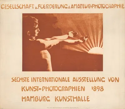 Gesellschaft zur Förderung der Amateur-Fotografie, Ausstellung in Hamburger Kunsthalle 1898 by Georg Einbeck, 1898 —…
