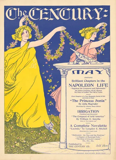 The Century. May by George Wharton Edwards, 1895 — digital art print download