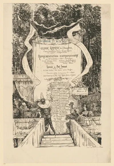 Grand Kermesse de L'Orangerie 1878 by Жорж Жюль Виктор Клерен, 1878 — digital art print download