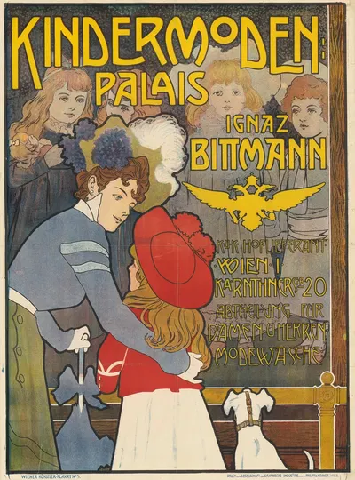Kindermoden; Palais. Ignatz Bittmann by Gesellschaft für Graphische Industrie — digital art print download