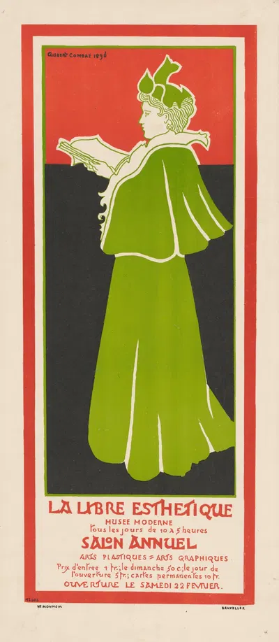 La libre esthétique. Musee moderne by Ghisbert Combaz, 1896 — digital art print download