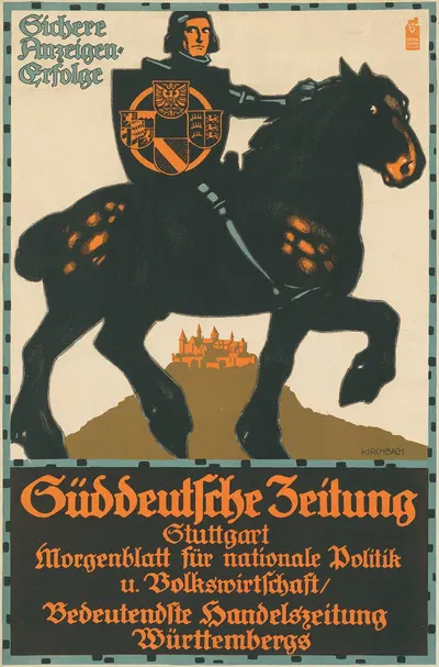 Süddeutsche Zeitung Stuttgart. Morgenblatt für nationale Politik und Volkswirtschaft by Gottfried Kirchbach, 1913 — digital…