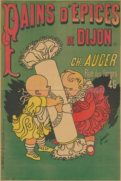 Pain d'Epices de Dijon. Ch. Auger by Henri-Gustave Jossot, 1894 — digital art print download