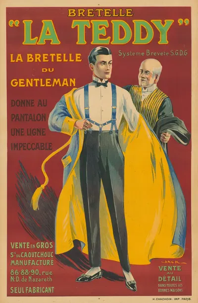 La Teddy by Imp. H. Chachoin, 1925 — digital art print download