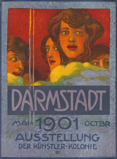 Darmstadt 1901 Mai – Oktober Ausstellung der Künstlerkolonie by Ханс Кристиансен, 1901 — digital art print download