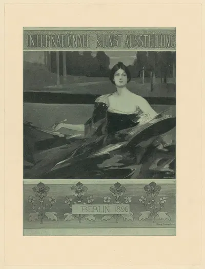 Internationale Kunstausstellung Berlin 1896 by Ганс Лошен, 1898 — digital art print download