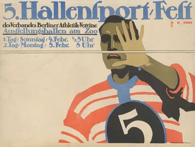 5. Hallensport-Fest des Verbandes Berliner Athletik Vereine by Ханс Руди Эрдв, 1911 — digital art print download