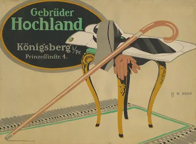 Gebrüder Hochland Prinzessinstr. 4 Königsberg by Ханс Руди Эрдв, 1912 — digital art print download